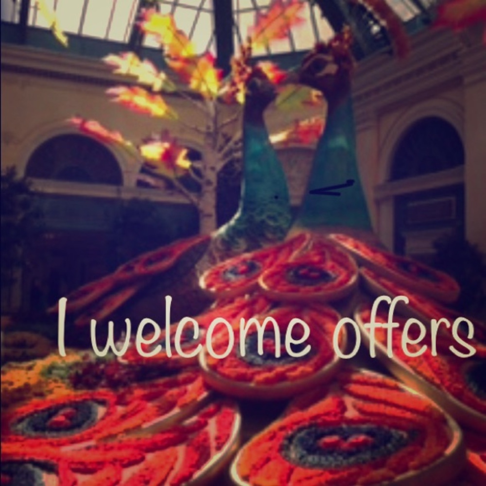 I welcome offers via the offer section